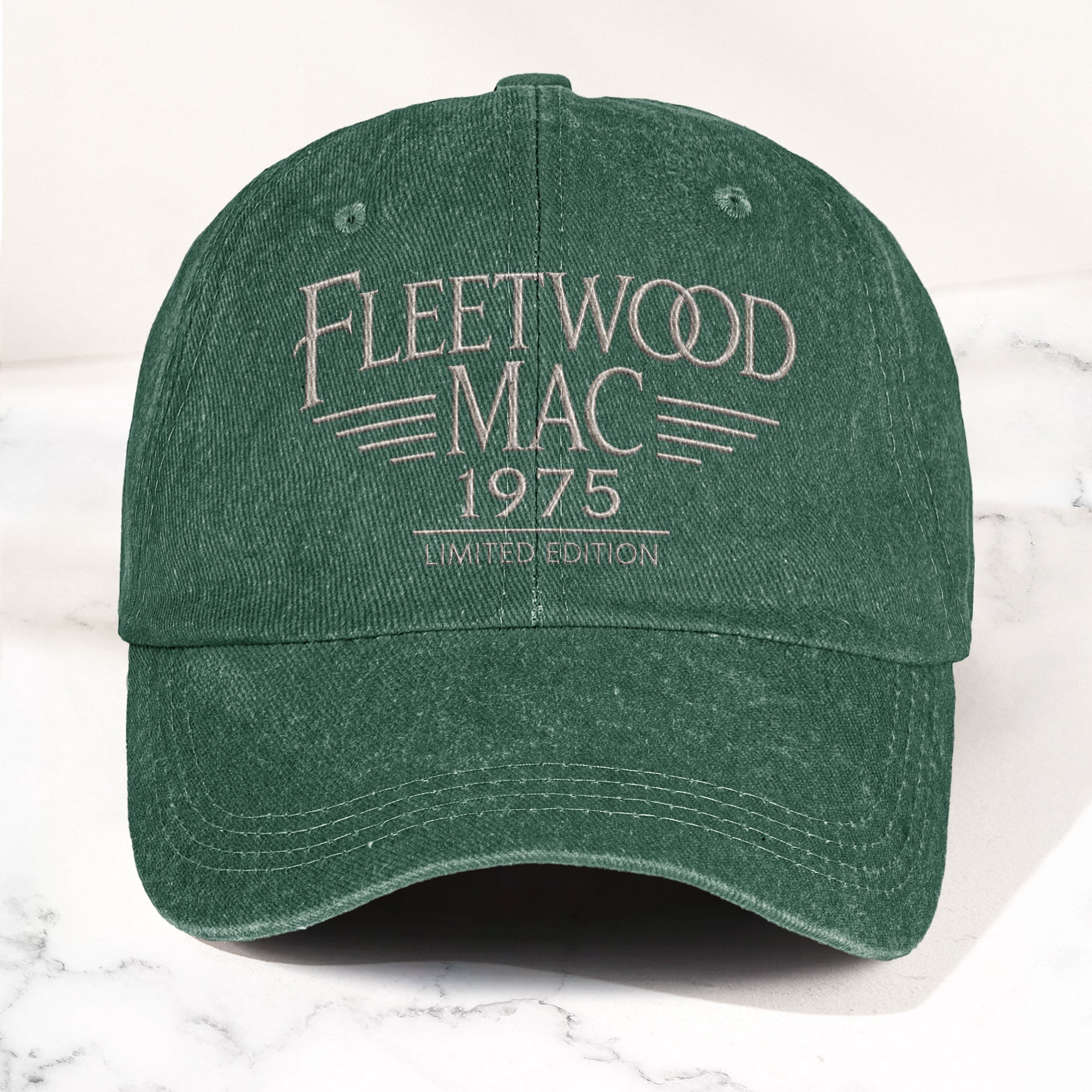 Fleetwood Mac 1975 Est Denim Cap Vintage Dad Cap Gift For Dad (With Box)