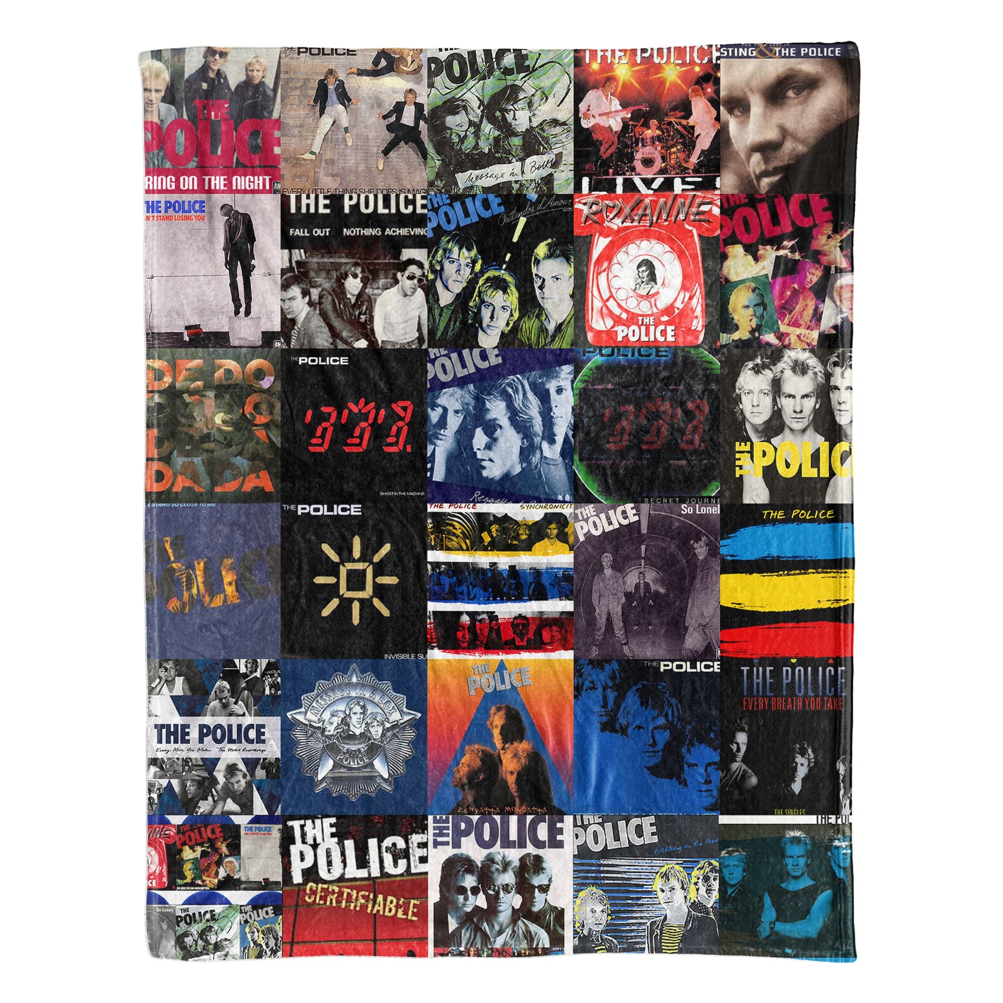 The Police Sherpa Blanket A Tribute to Timeless New Wave Icons
