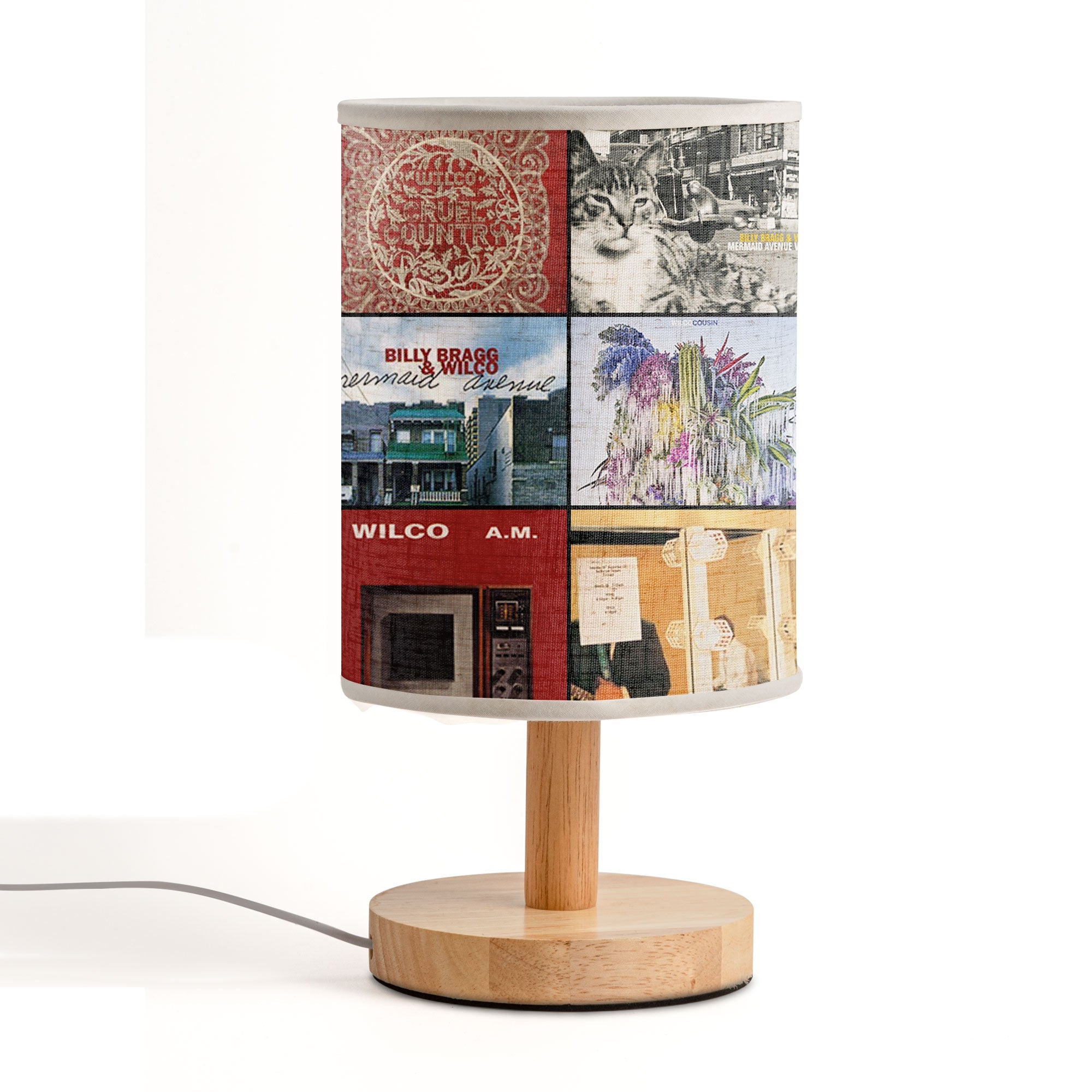 Wilco Albums Table Lamp Indie Rock Ambient Light