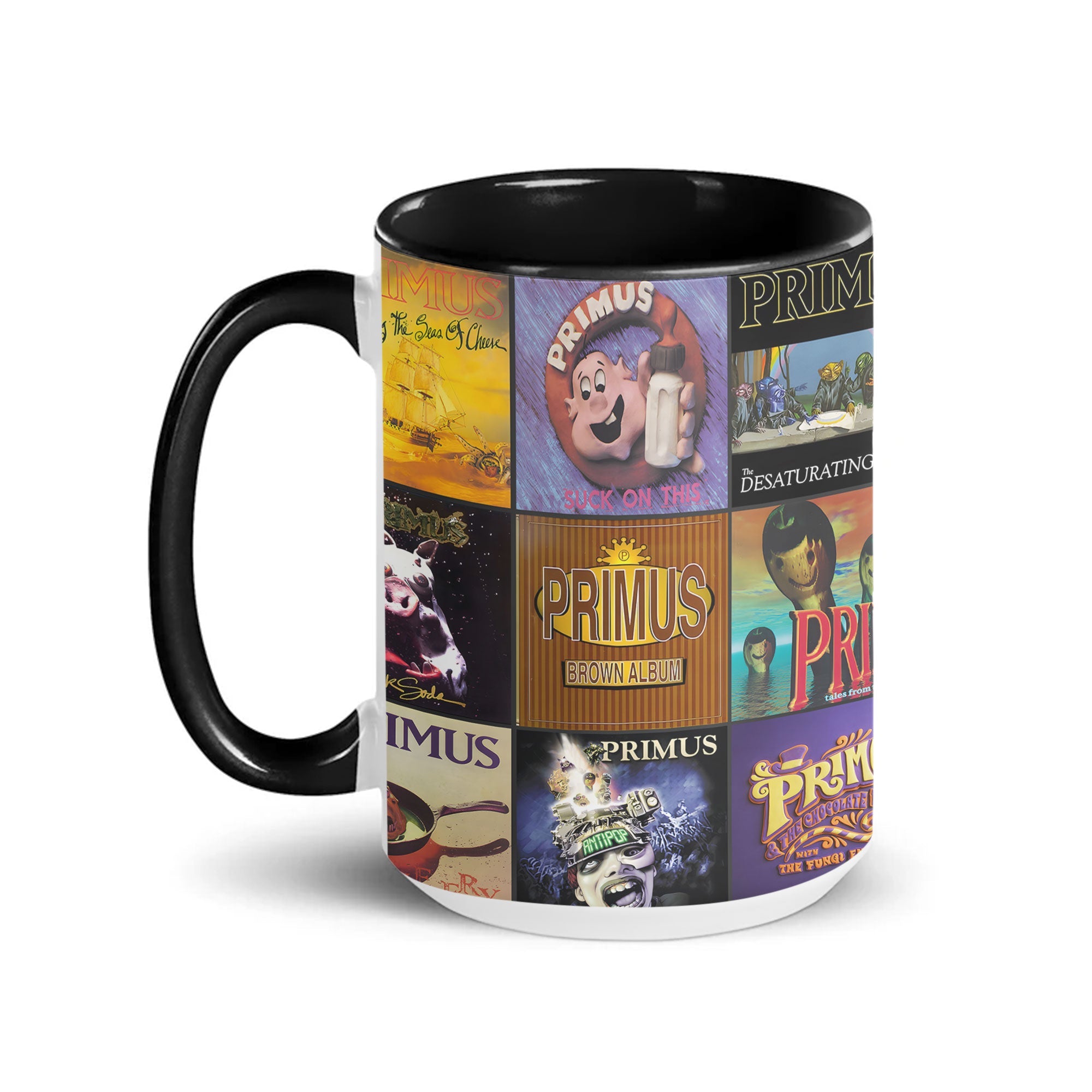 PRIMUS Accent Mug Classic Album Cover Collage Gift
