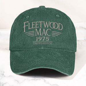 Fleetwood Mac Band Logo 1975 Denim Cap Vintage Dad Cap Gift For Dad (With Box)