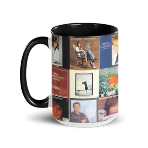 David Cassidy Accent Mug Classic Album Cover Collage Gift for Pop Music Fans