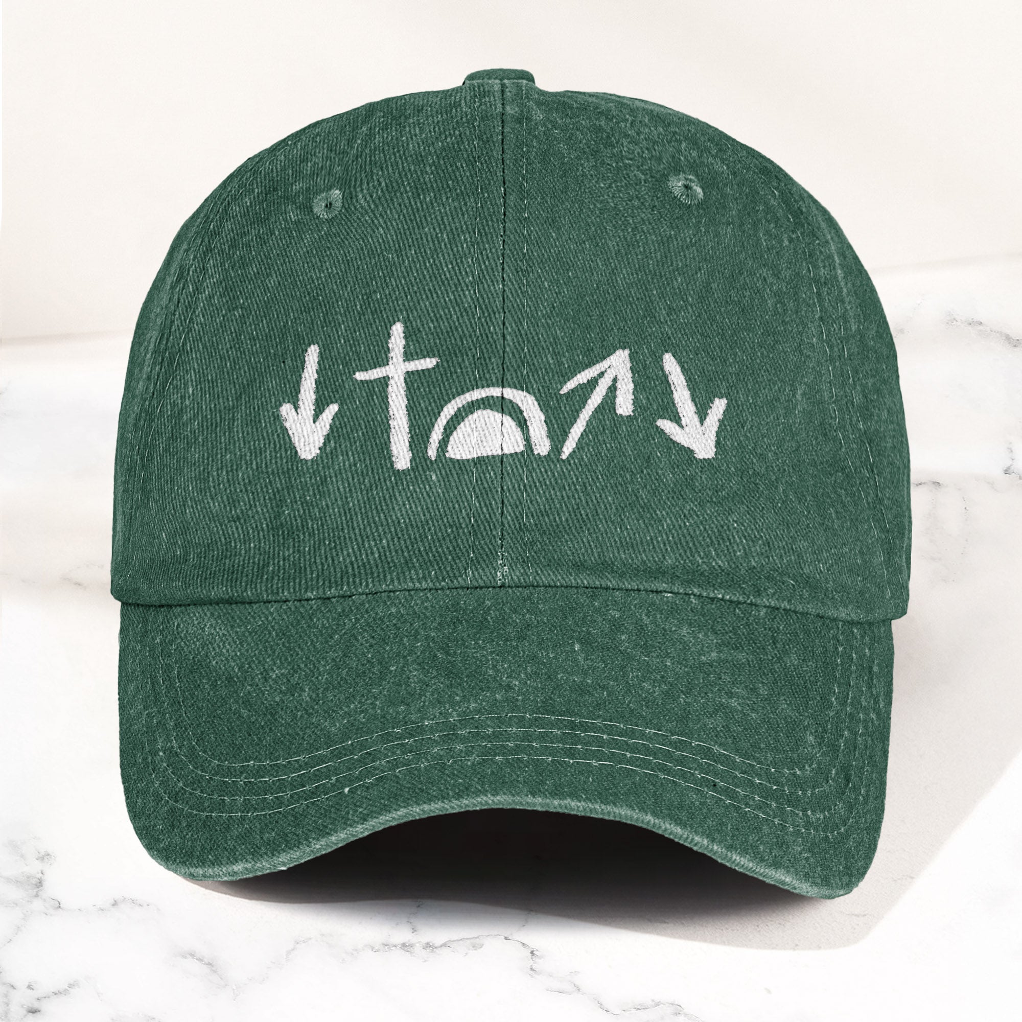 The Story Of Jesus Denim Cap Vintage Dad Cap Gift For Dad (With Box)