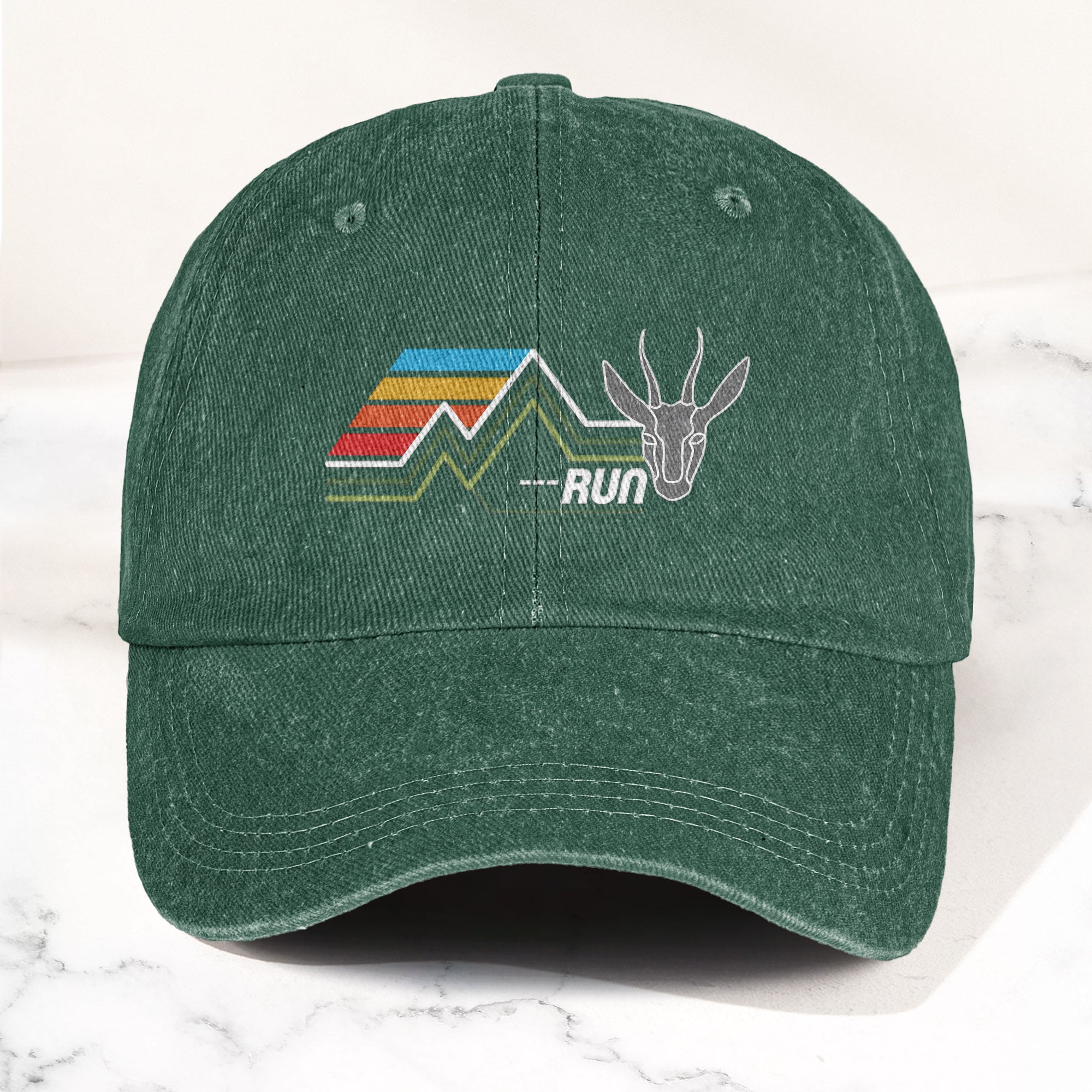 Phish Run Like an Antelope Denim Cap Retro Music Phish Cap Gift For Dad (With Box)