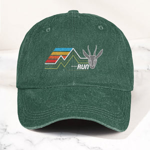 Phish Run Like an Antelope Denim Cap Retro Music Phish Cap Gift For Dad (With Box)