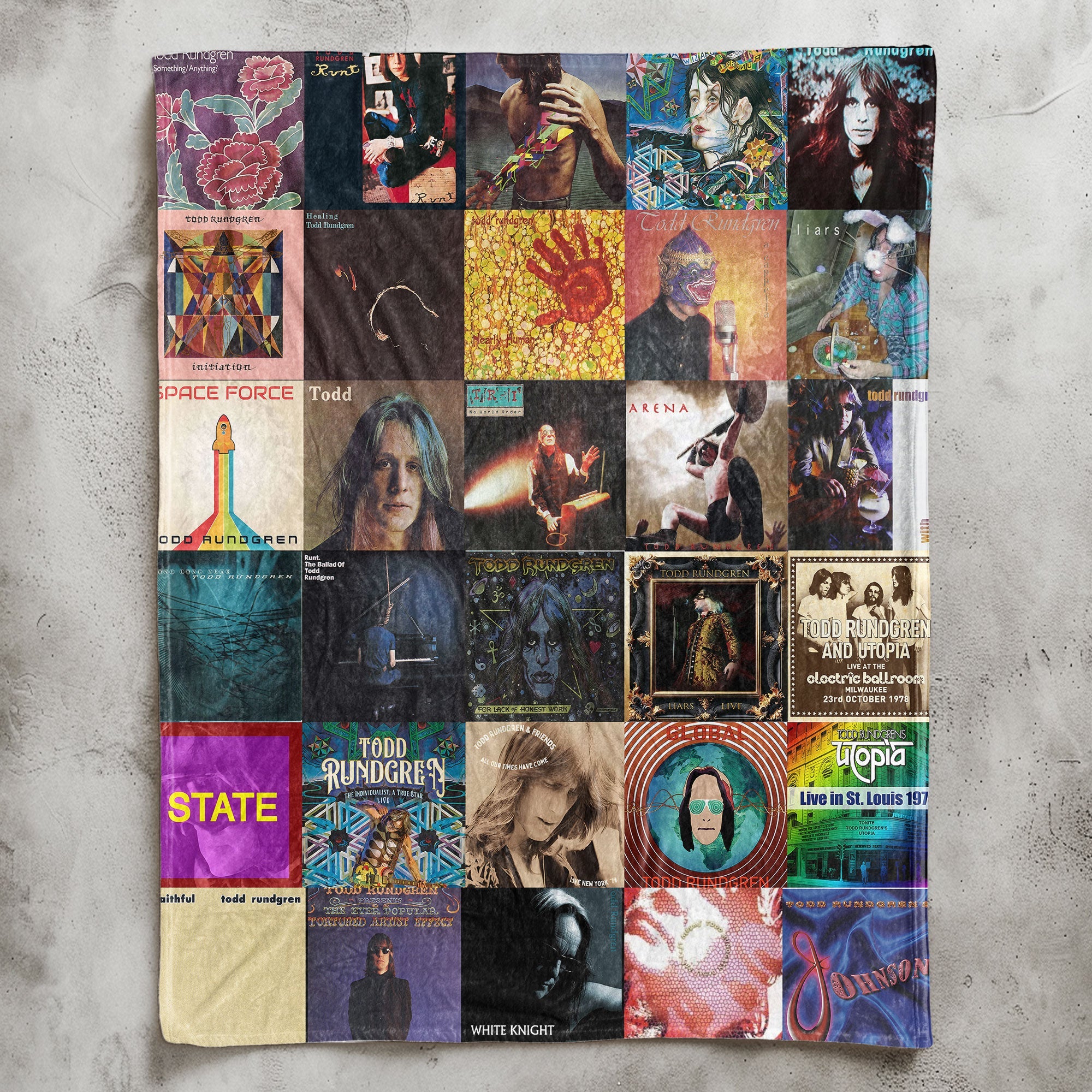 Todd Rundgren Sherpa Blanket A Cozy Tribute to a True Visionary