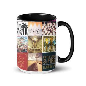 Earth, Wind & Fire Accent Mug Legendary Album Cover Collage Gift
