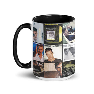 Ricky Martin Accent Mug Latin Pop Icon Album Cover Collage Gift
