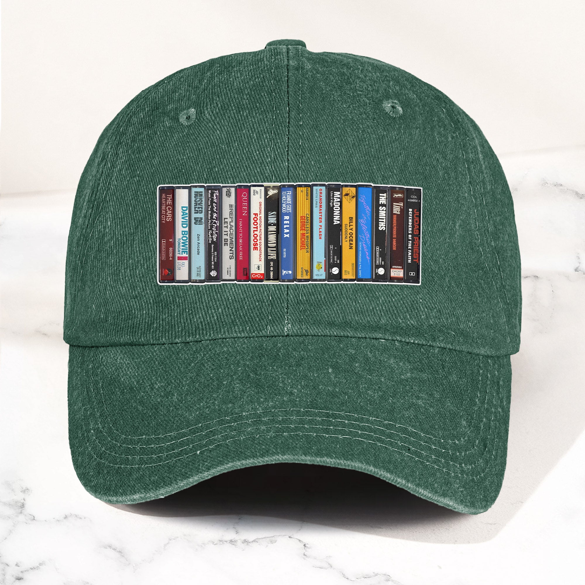 The Beatles Denim Dad Cap Cassette Album Collection Design ( With BOX)