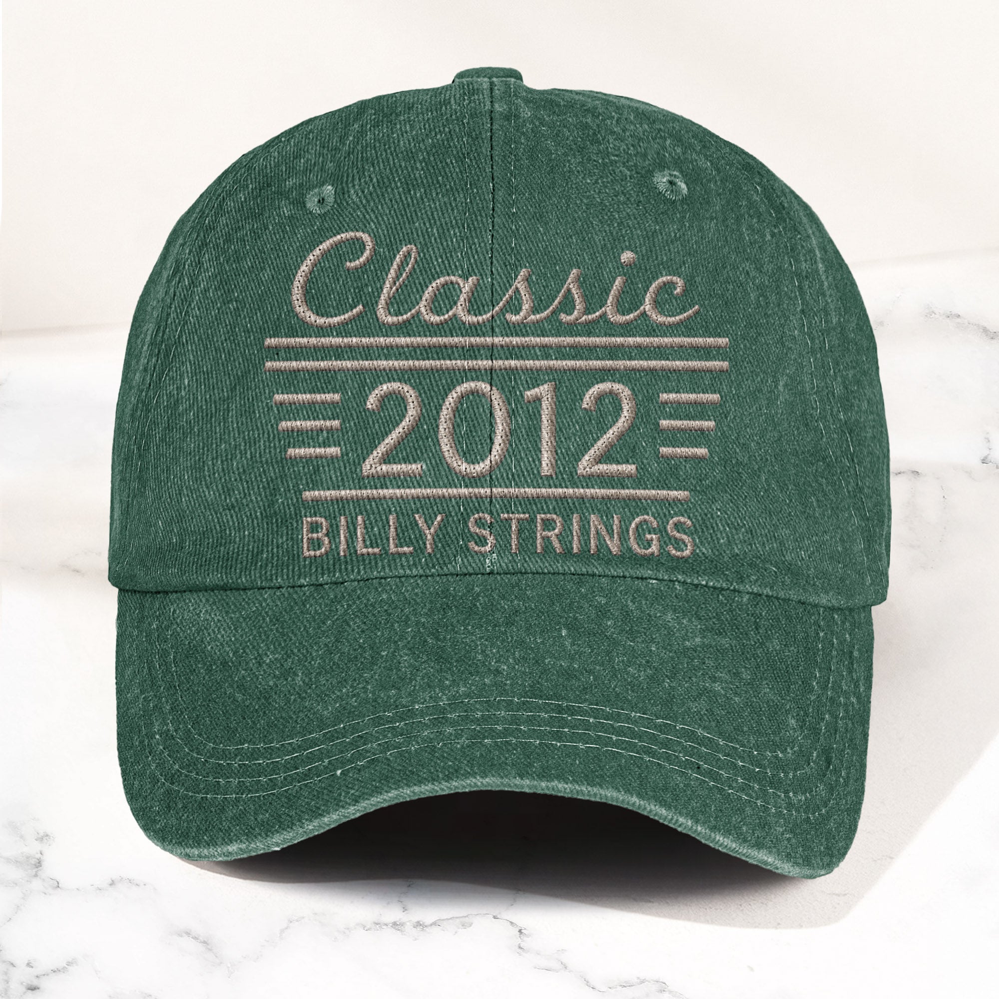Billy Strings Classic 2012 Est Bluegrass Music Merch Denim Cap Retro Vintage Dad Cap Gift For Dad (With Box)