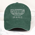Led Zeppelin 1971 Four Symbols Denim Cap Vintage Dad Cap Gift For Dad (With Box)