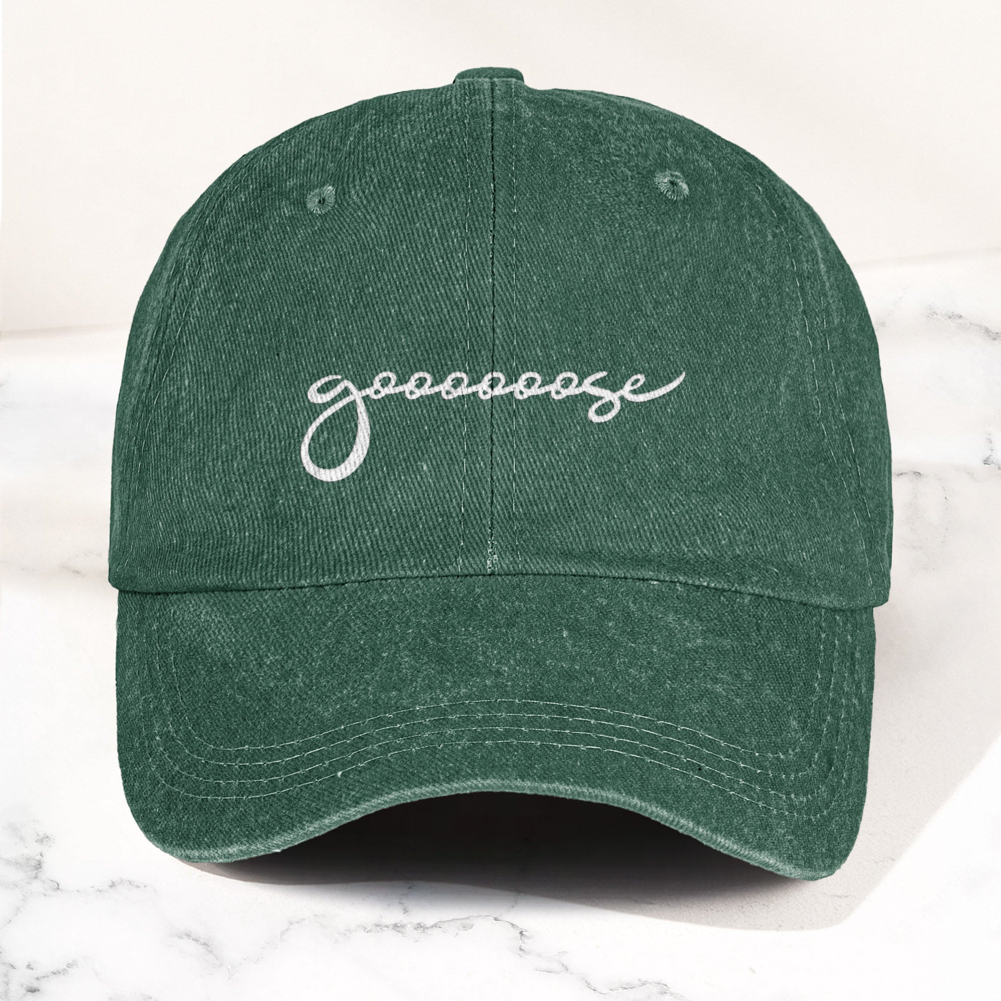 Goose Band Denim Cap Retro Music Fan Merch Cap Gift For Dad (With Box)