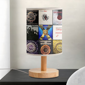 Whitesnake Albums Fabric Lamp Serpentine Rock Glow
