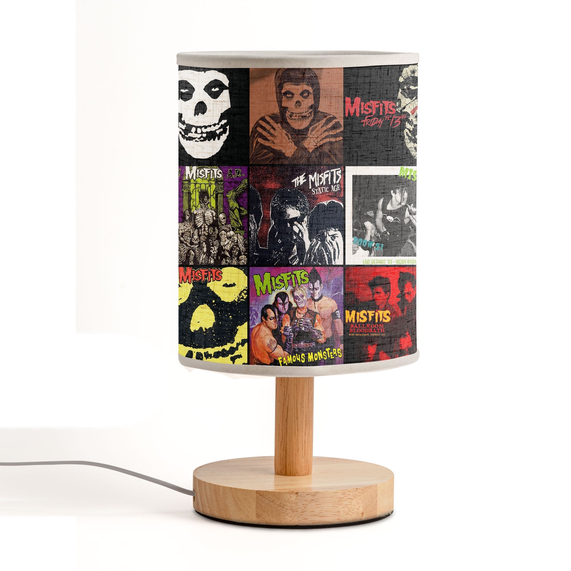 Misfits Fabric Lamp Horror Punk Legends Album Art Collection