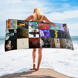 Arctic Monkeys Beach Towel Album Cover Collage Classic Rock Towel