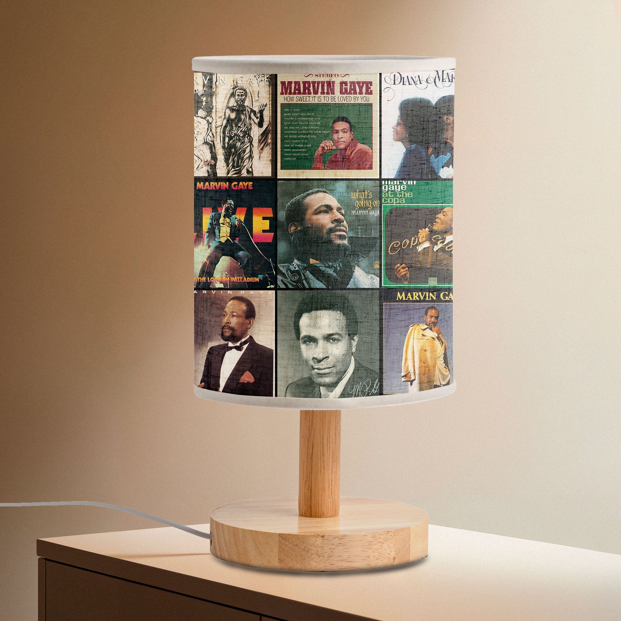 Marvin Gaye Album Cover Lamp Soul & Motown Nostalgia Home Decor