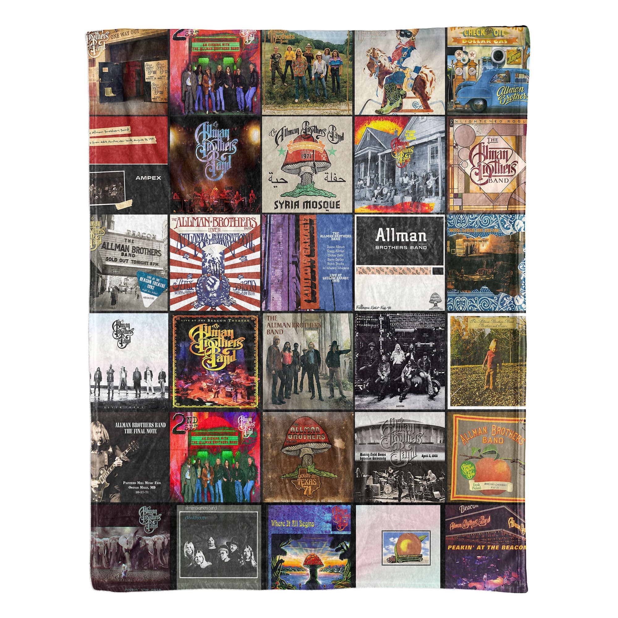 Allman Brothers Band Sherpa Blanket A Warm Southern Rock Tribute
