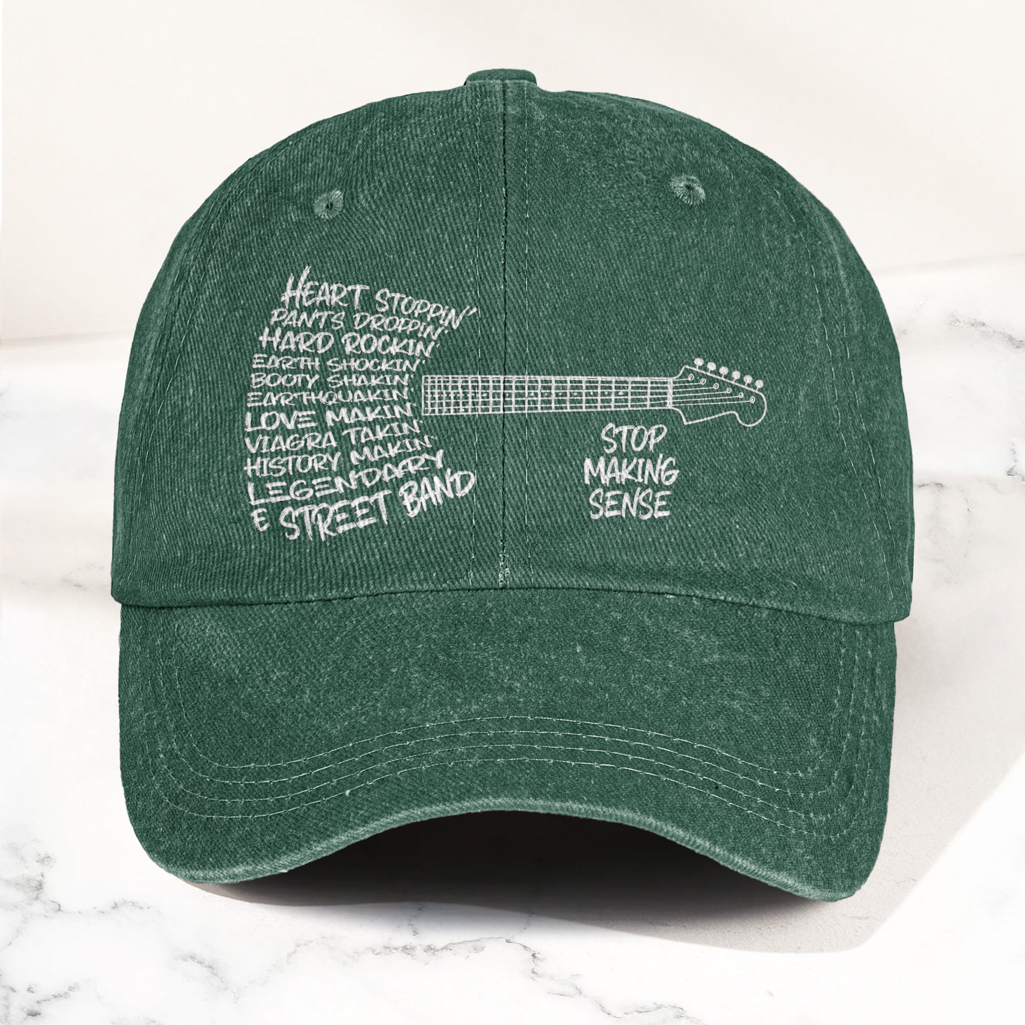 Bruce Springsteen & The E Street Band Denim Cap Retro Rock Music Fan Cap Gift For Dad (With Box)