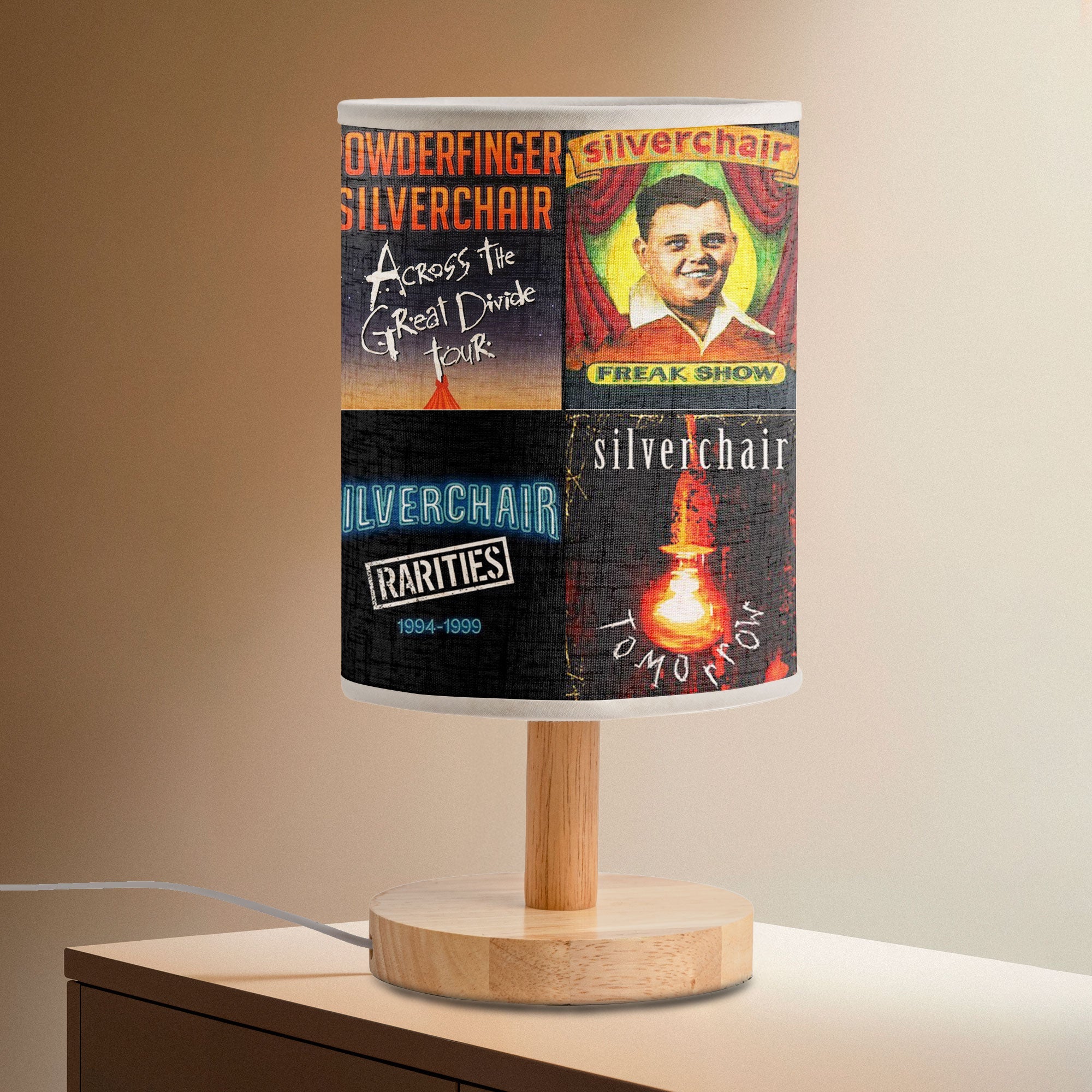 Silverchair Fabric Lamp Grunge Revival Glo
