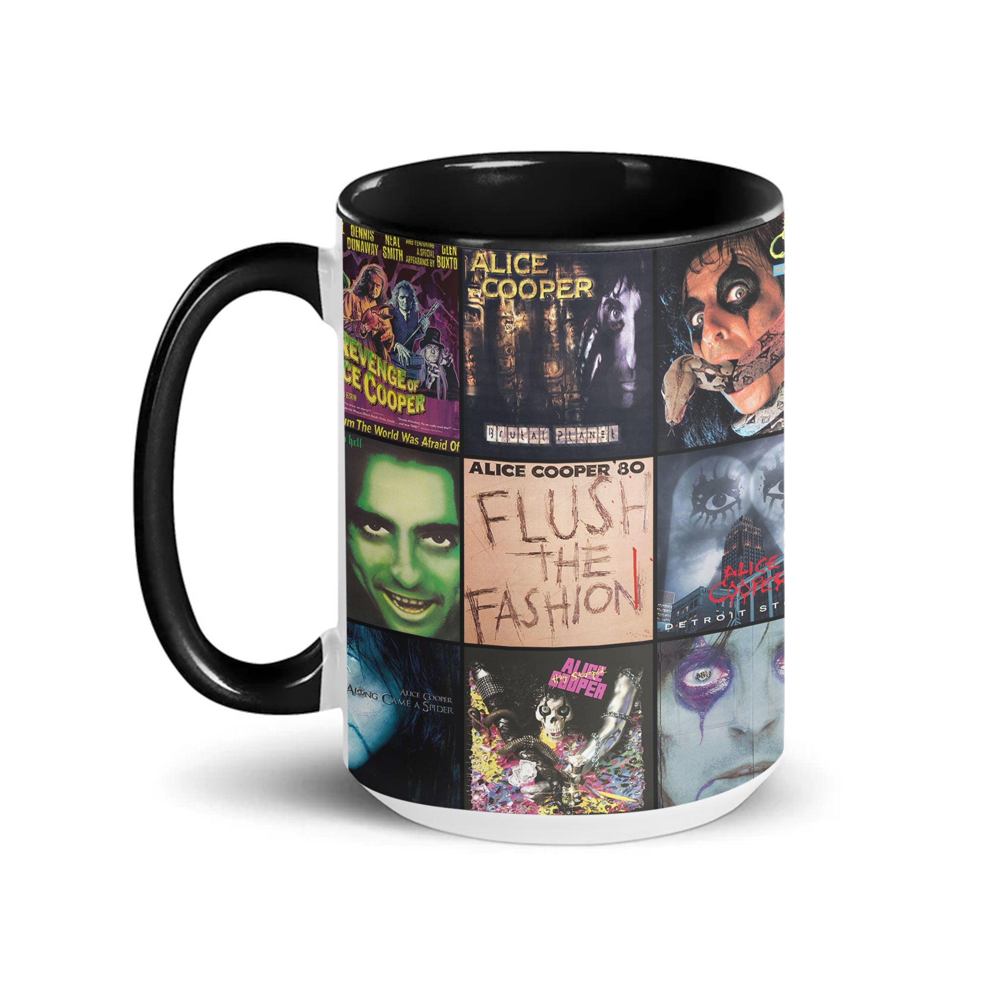 Alice Cooper Accent Mug Classic Album Cover Collage Gift