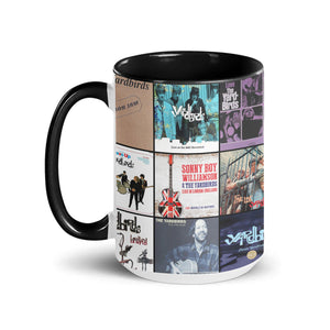 The Yardbirds Accent Mug Classic Album Cover Collage Tribute