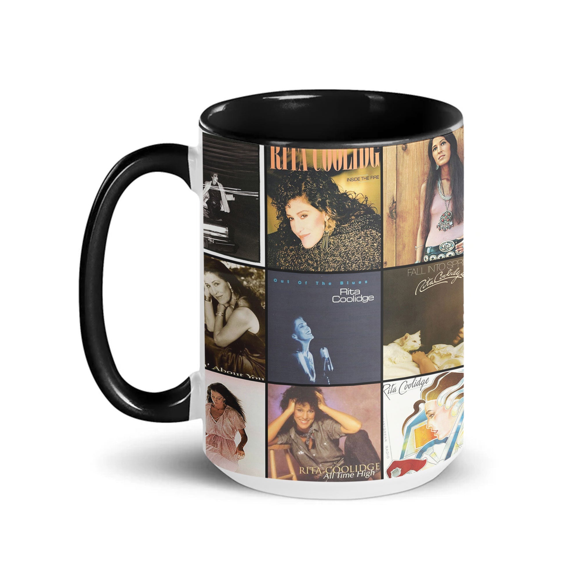 Rita Coolidge Accent Mug Classic Album Collage Tribute