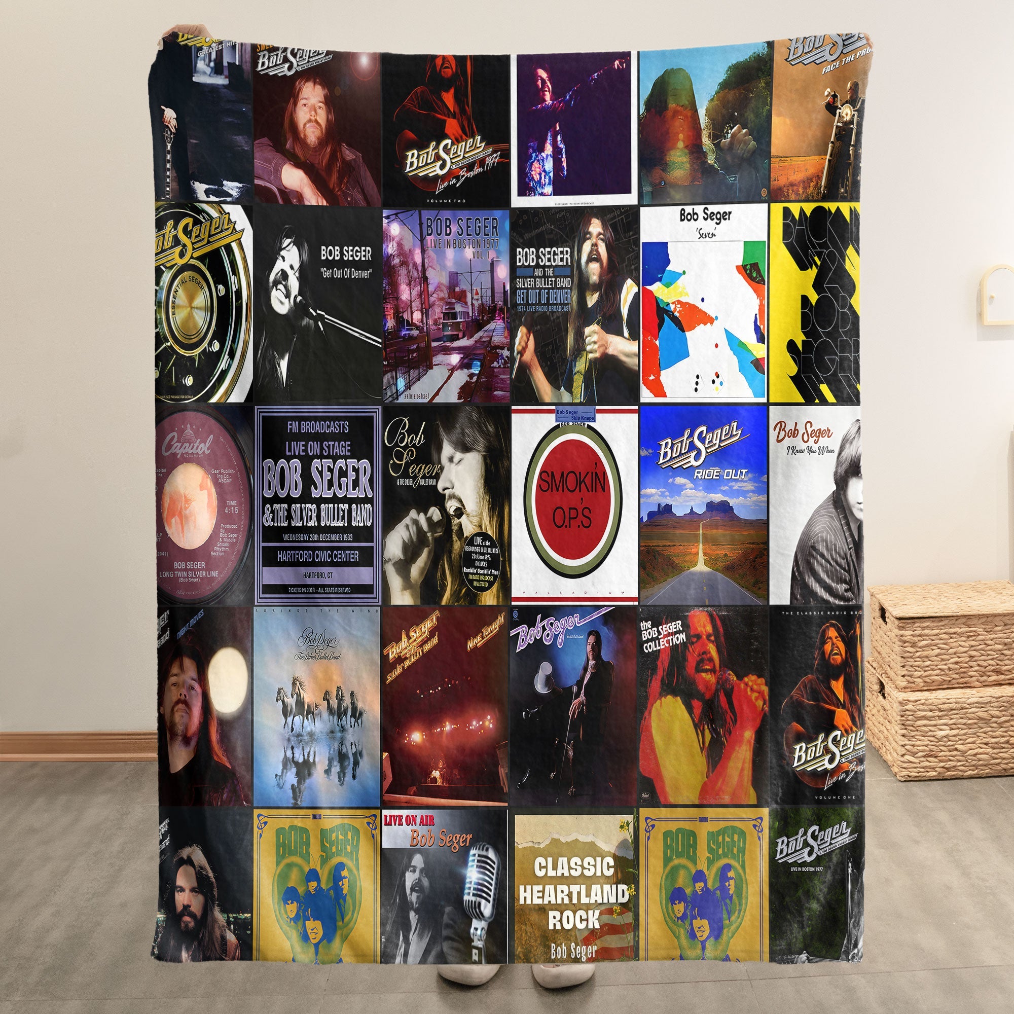 Bob Seger Sherpa Blanket A Heartland Rock Tribute for True Fans