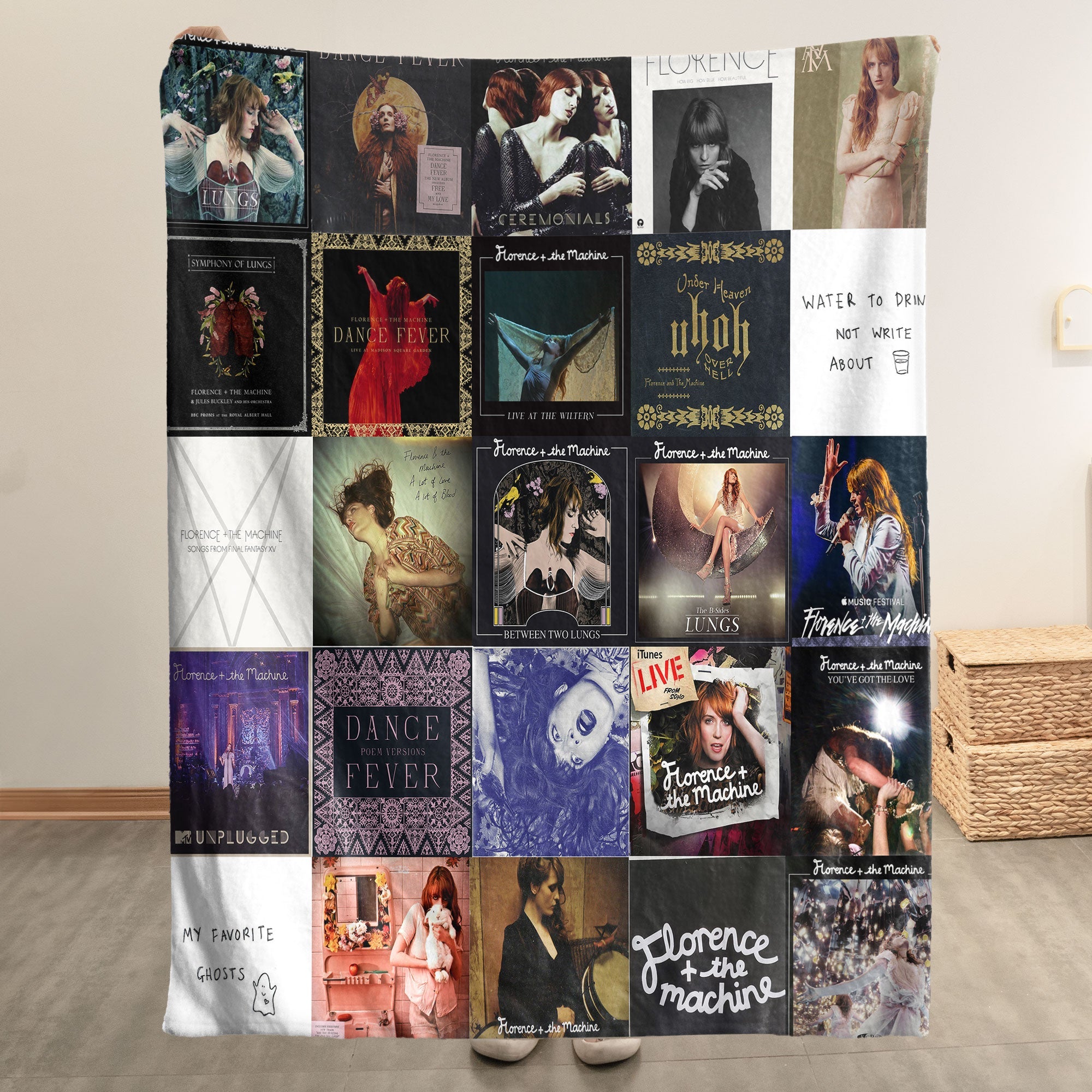 Florence - The Machine Sherpa Blanket A Dreamy, Ethereal Album Art Tribute