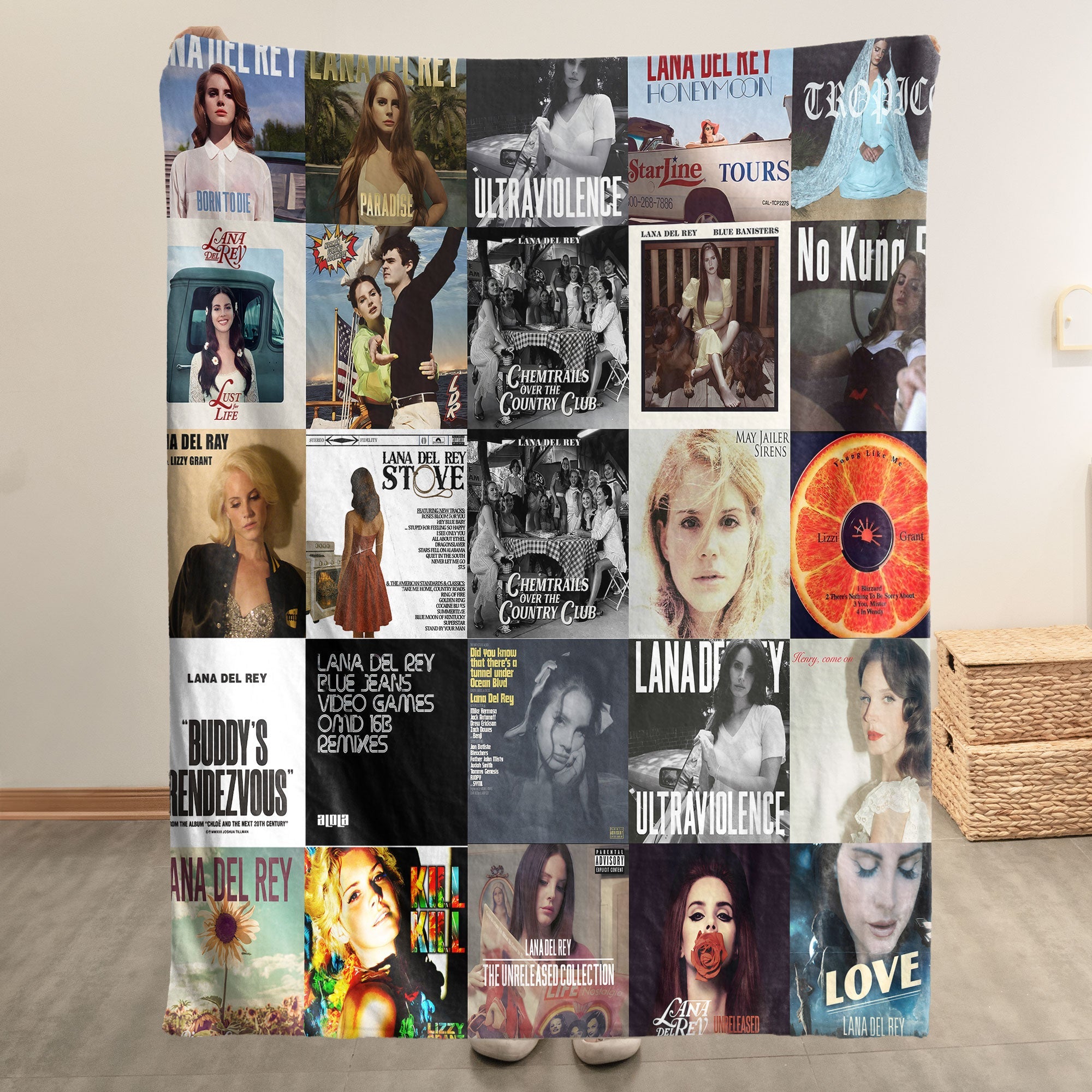 Lana Del Rey Sherpa Blanket A Nostalgic Indie-Pop Tribute for True Fans