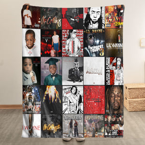 Lil Wayne Sherpa Blanket A Mixtape Legend Tribute for True Fans