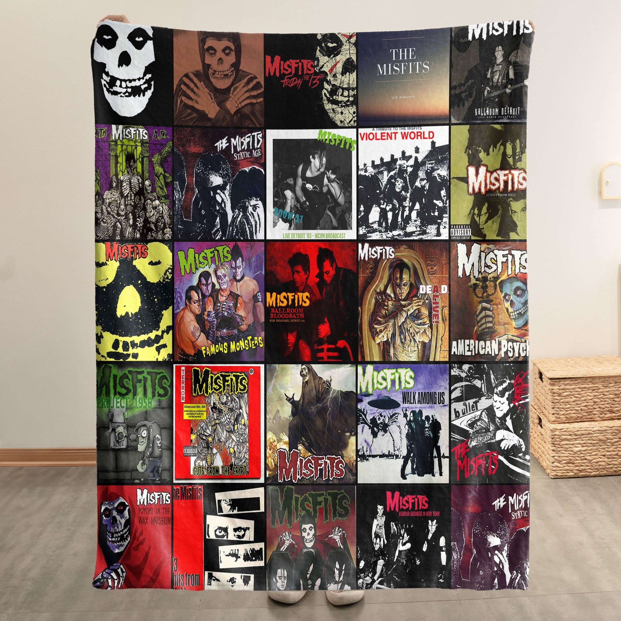 Misfits Sherpa Blanket A Horror Punk Legacy for True Fans