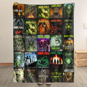 Overkill Sherpa Blanket A Thrash Metal Time Capsule for True Fans