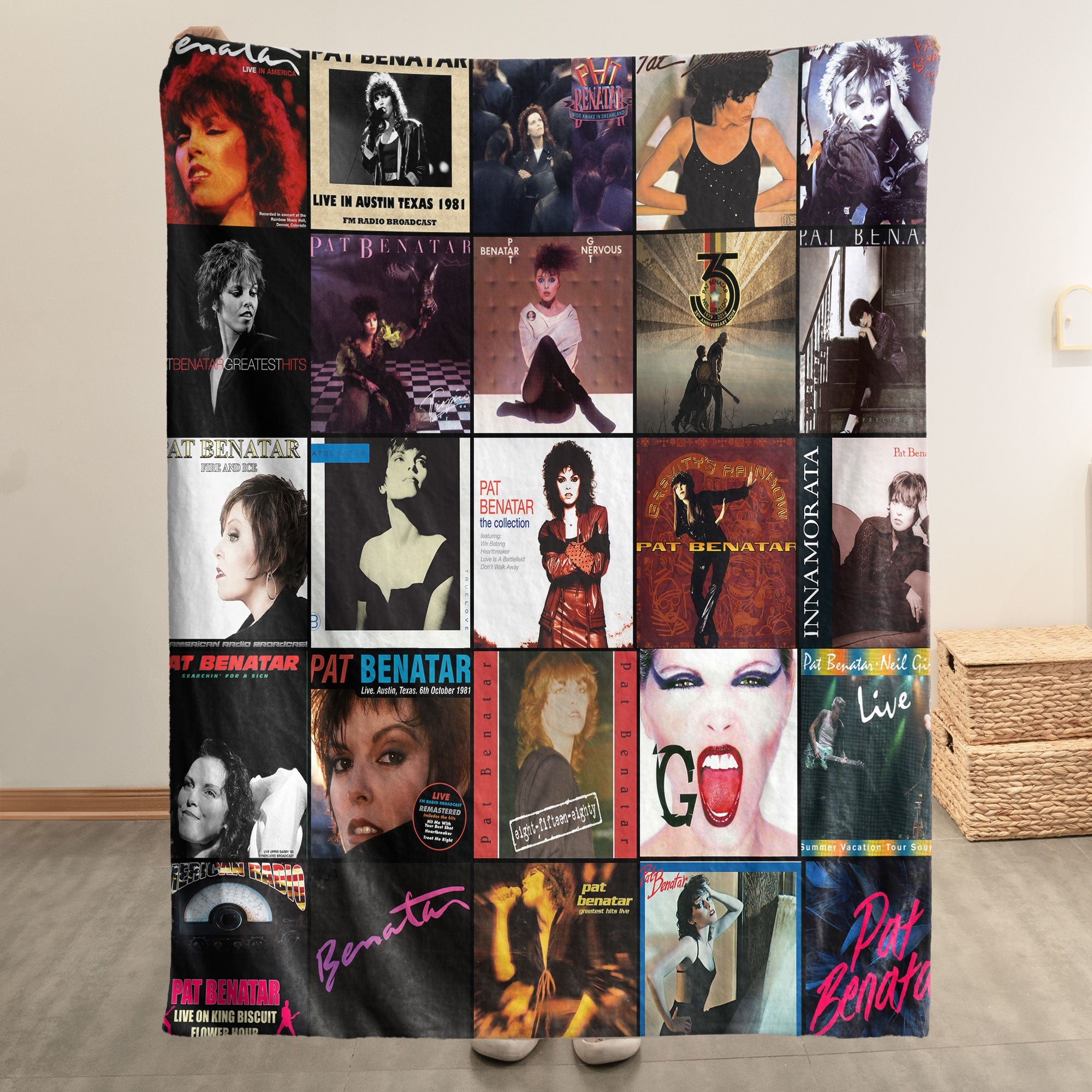 Pat Benatar Sherpa Blanket A Fierce Rock-’n’-Roll Throwback