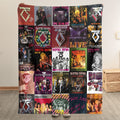 Twisted Sister Sherpa Blanket A Loud ’n’ Proud Rock Nostalgia Quilt