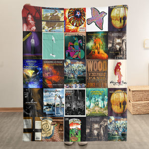 Widespread Panic Sherpa Blanket Jam Band Warmth Wrapped in Iconic Album Art