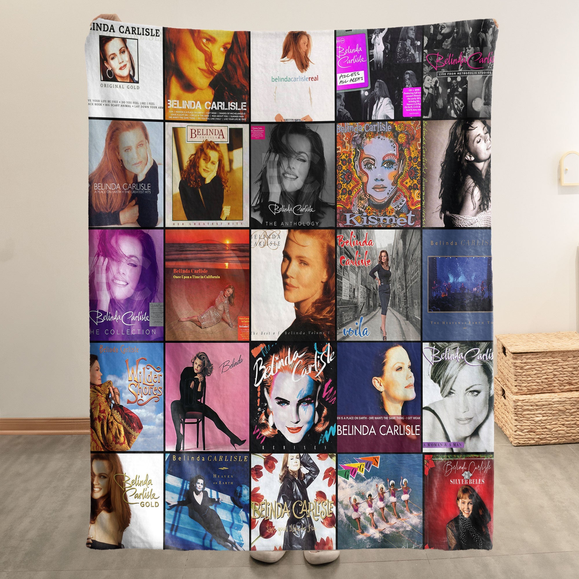 Belinda Carlisle Sherpa Blanket A Warm Journey Through Timeless Hits