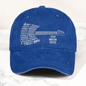 Bruce Springsteen & The E Street Band Denim Cap Retro Rock Music Fan Cap Gift For Dad (With Box)