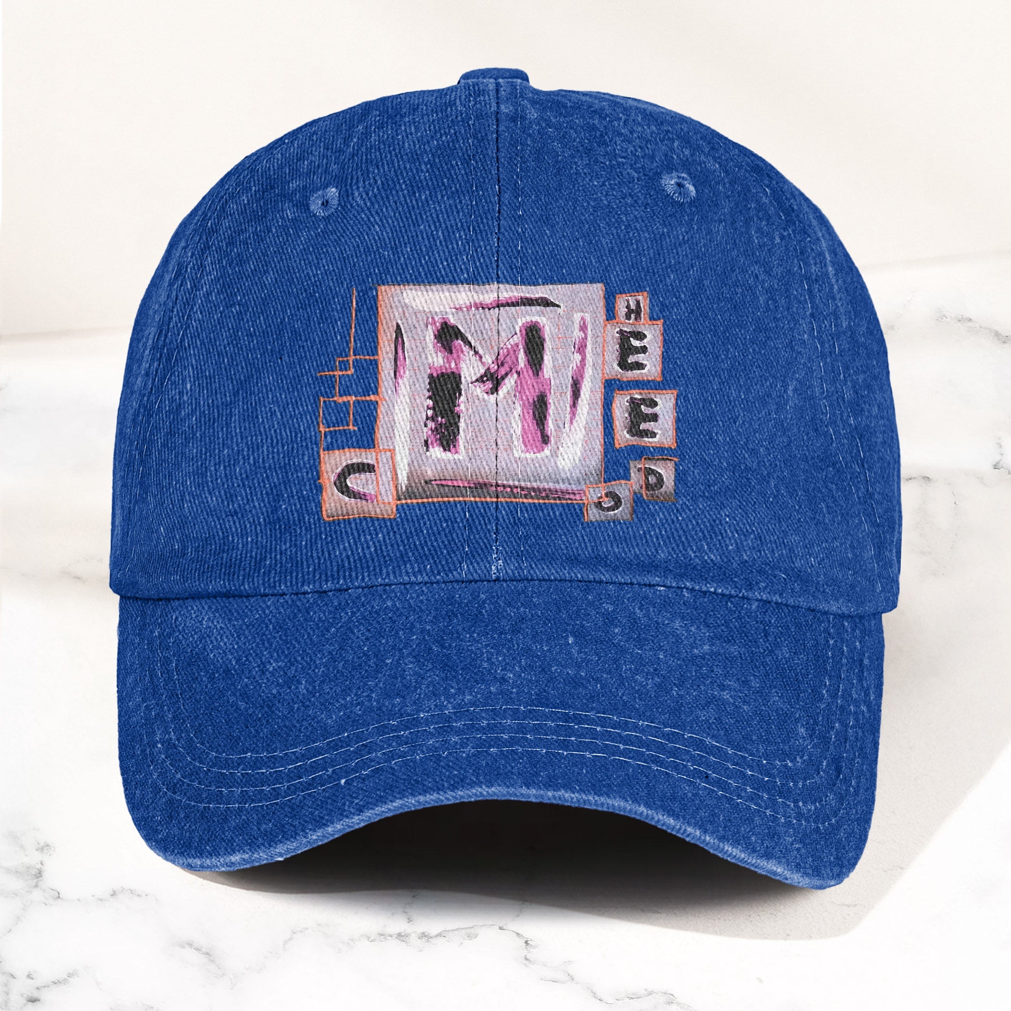 1990's Depeche Mode Rare! 1994 Tour Concert Denim Cap Vintage Music Merch Gift for Dad (With Box)