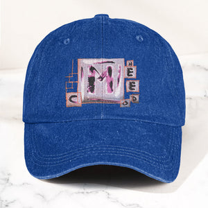 1990's Depeche Mode Rare! 1994 Tour Concert Denim Cap Vintage Music Merch Gift for Dad (With Box)