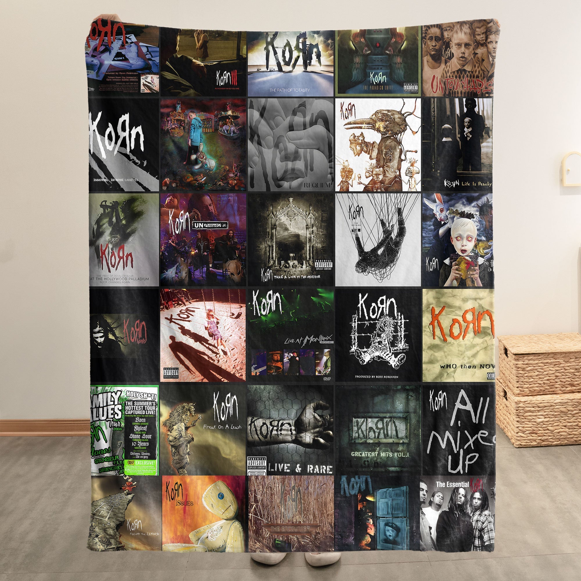 KoRn Sherpa Blanket A Raw, Nostalgic Tribute to Nu-Metal Legends