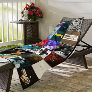 Arctic Monkeys Beach Towel Album Cover Collage Classic Rock Towel