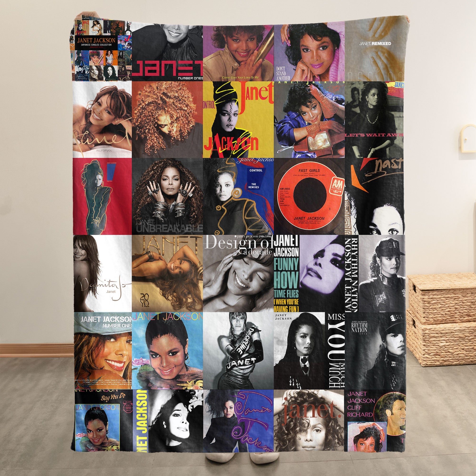 Janet Jackson Sherpa Blanket A Soft Tribute to an Icon