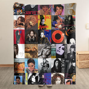 Janet Jackson Sherpa Blanket A Soft Tribute to an Icon