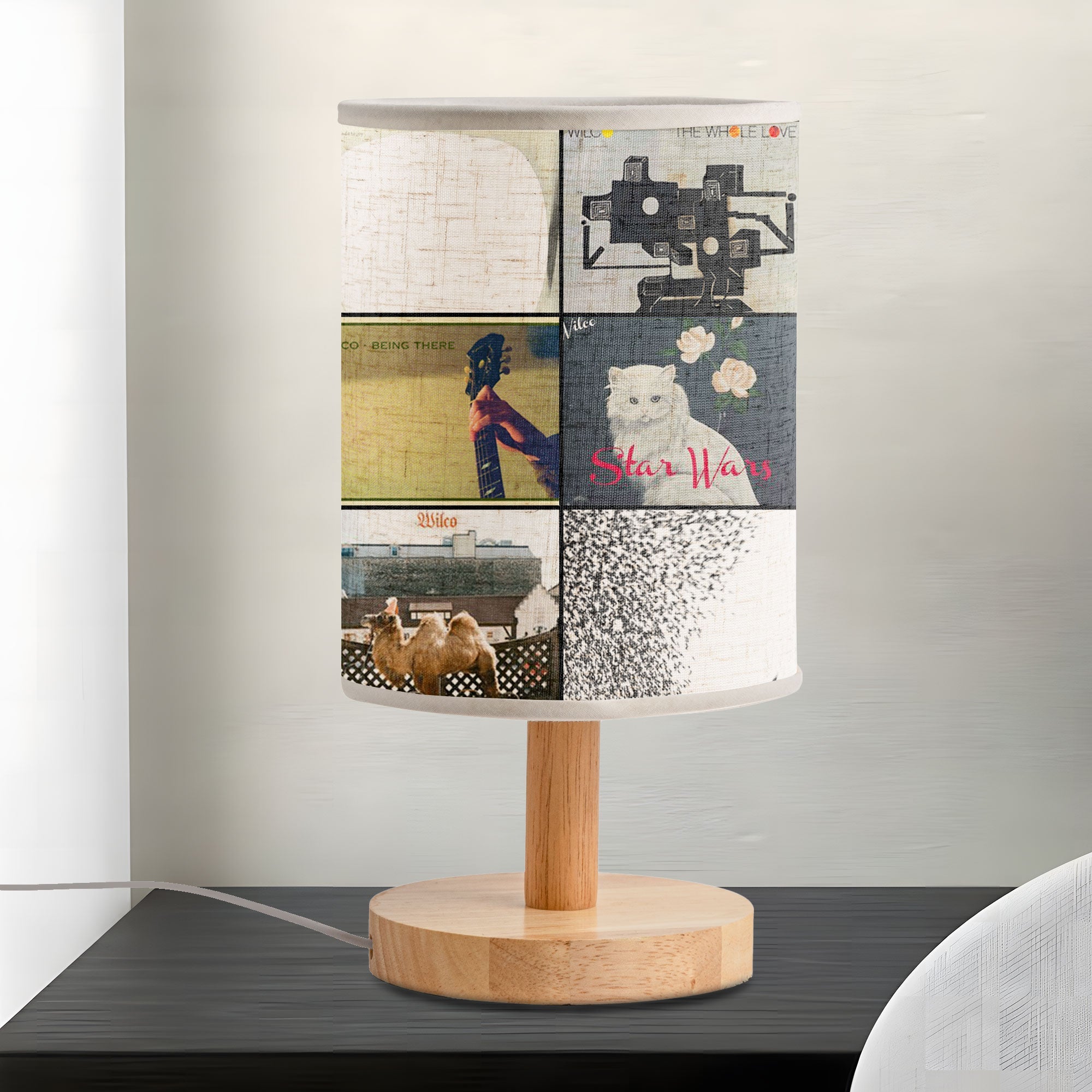 Wilco Albums Table Lamp Indie Rock Ambient Light