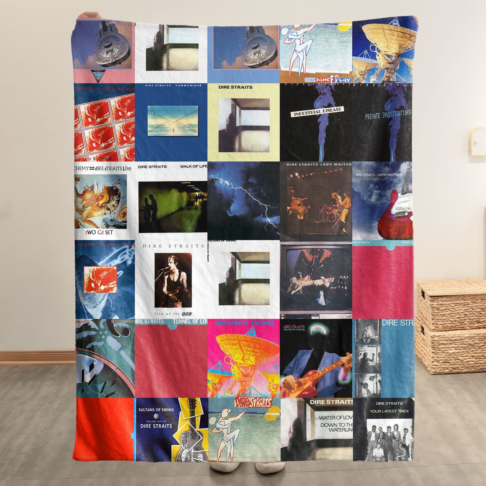Dire Straits Sherpa Blanket A Warm Tribute to Legendary Rock