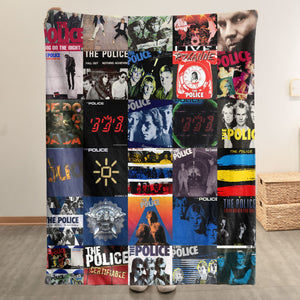The Police Sherpa Blanket A Tribute to Timeless New Wave Icons