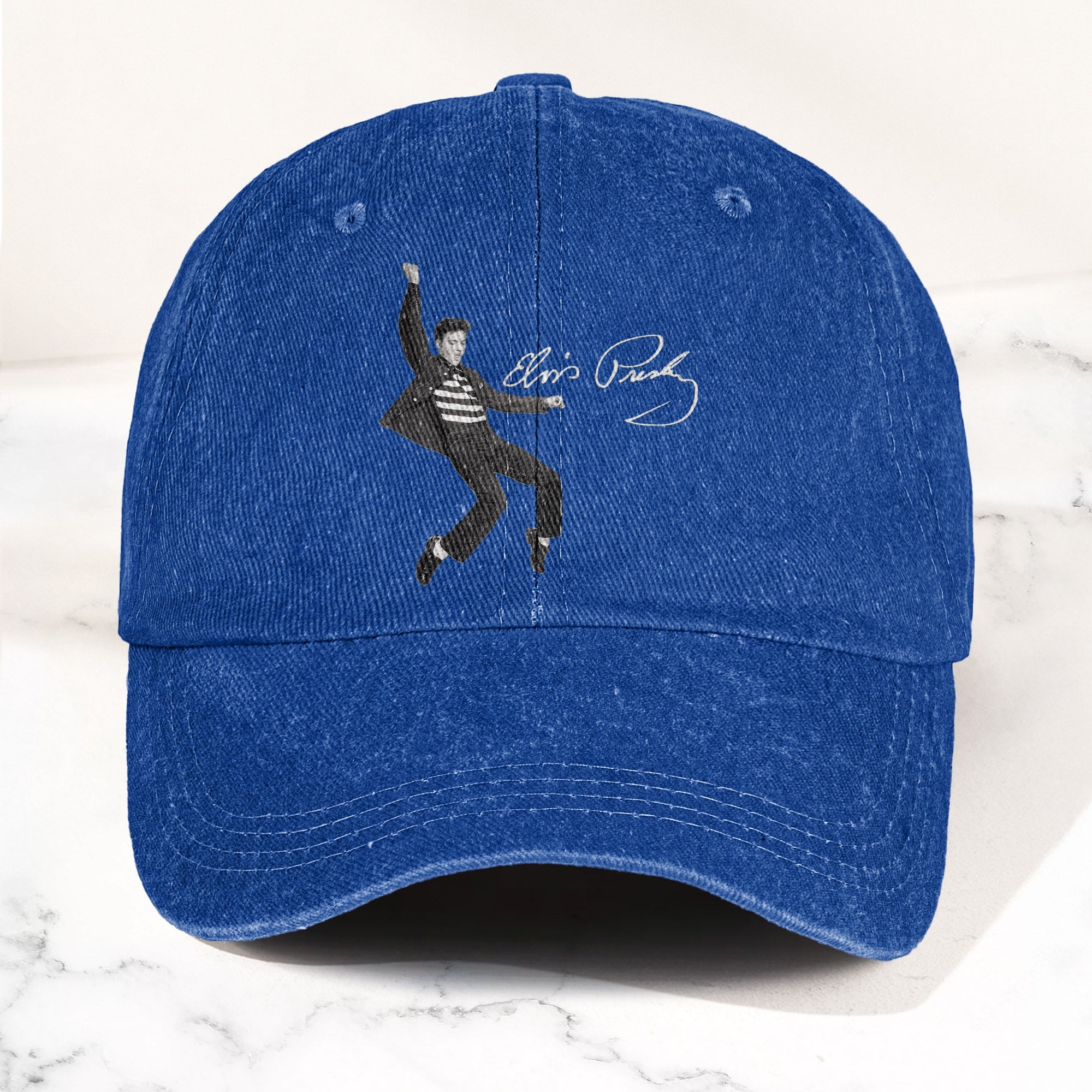Elvis Presley Jailhouse Rock Pose Hat Classic Rock Music Tribute Cap (With Box)
