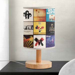 Kings of Leon Album Cover Fabric Lamp Indie Rock Vibes Table Light
