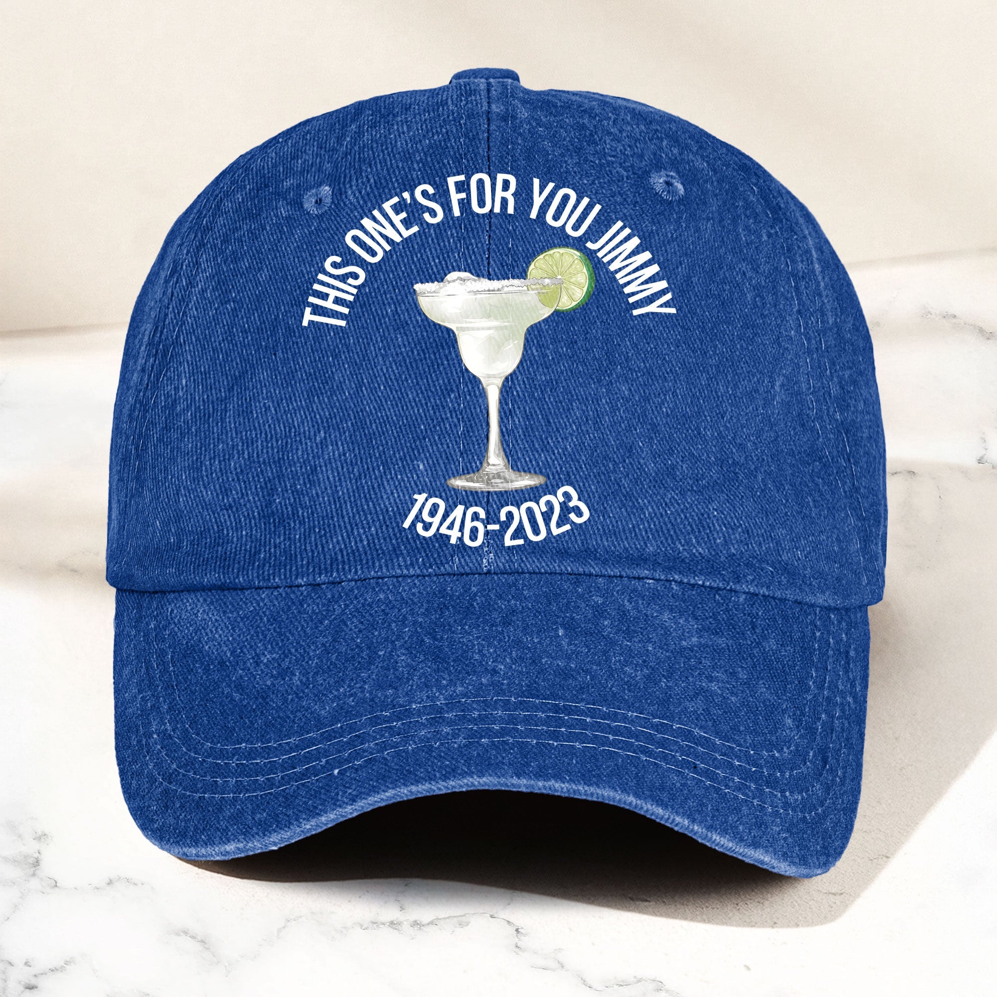 This one's for you Jimmy Denim Cap Retro Jimmy Buffett Tribute Dad Hat (With Box)