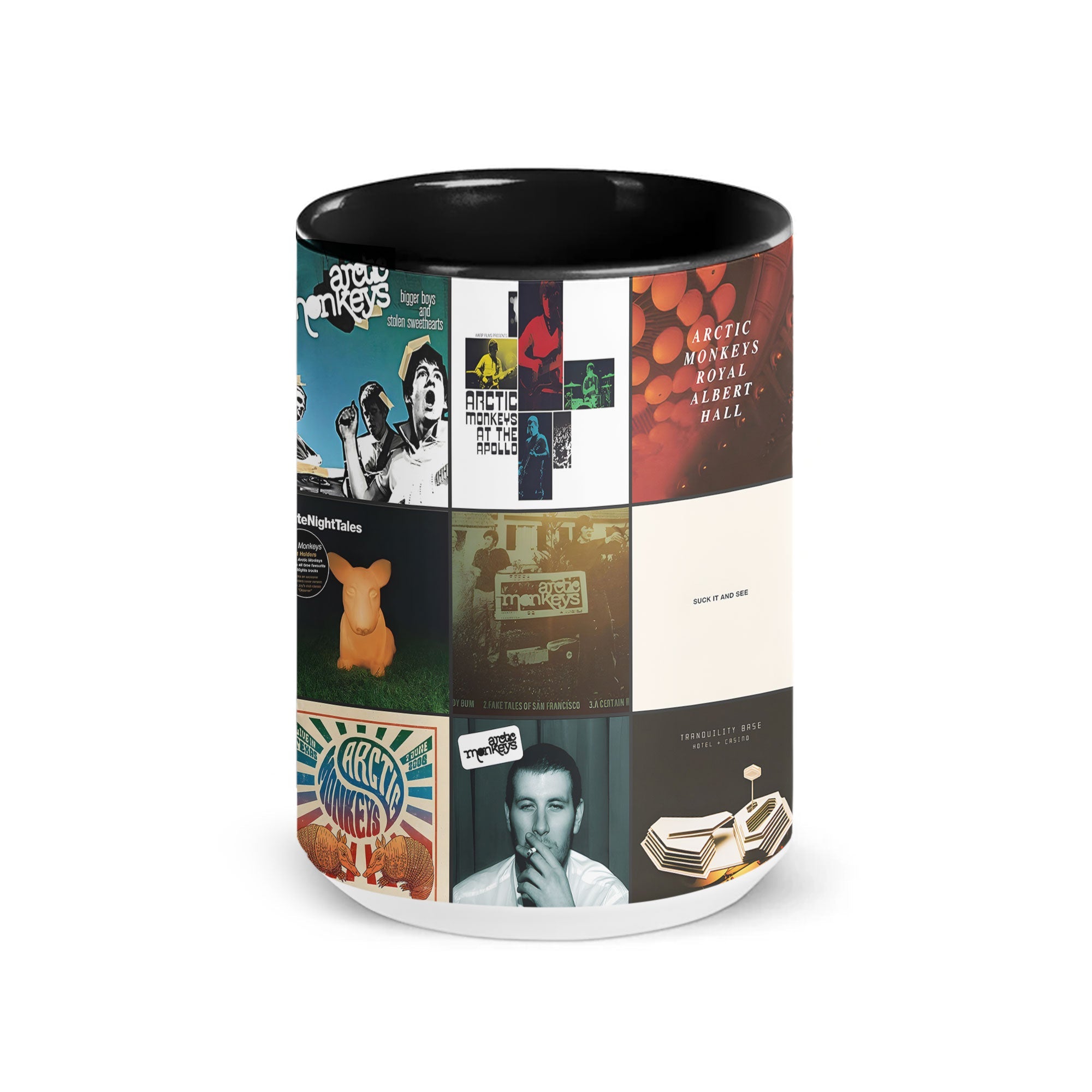 Arctic Monkeys Accent Mug Classic Album Cover Collage Gift